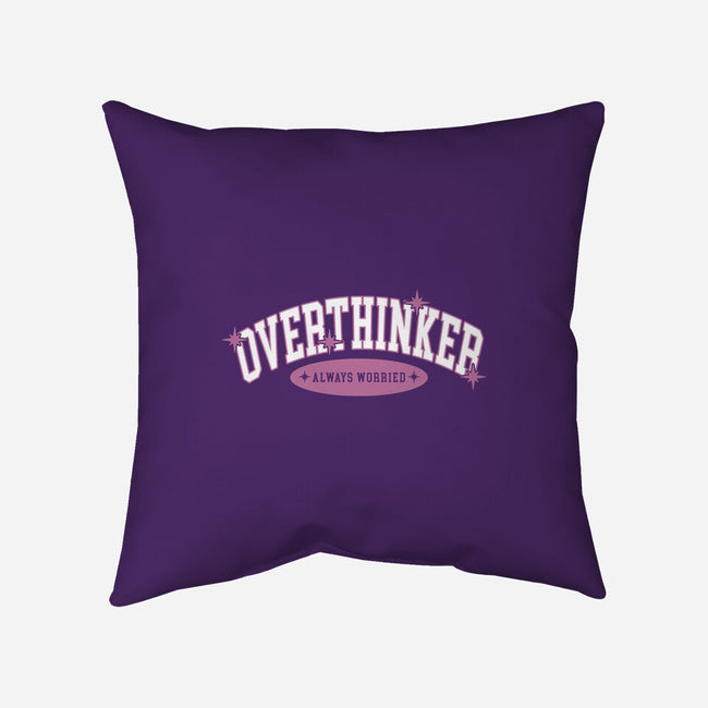 Overthinker-None-Removable Cover-Throw Pillow-yumie