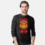 Comic Cat Trip-Mens-Long Sleeved-Tee-Studio Mootant