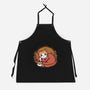 Comfy Cat Book-Unisex-Kitchen-Apron-Studio Mootant