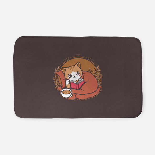 Comfy Cat Book-None-Memory Foam-Bath Mat-Studio Mootant