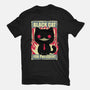 Black Cat For President-Mens-Premium-Tee-Studio Mootant