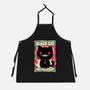 Black Cat For President-Unisex-Kitchen-Apron-Studio Mootant