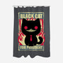 Black Cat For President-None-Polyester-Shower Curtain-Studio Mootant