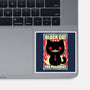 Black Cat For President-None-Glossy-Sticker-Studio Mootant