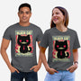 Black Cat For President-Unisex-Basic-Tee-Studio Mootant