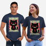 Black Cat For President-Unisex-Basic-Tee-Studio Mootant