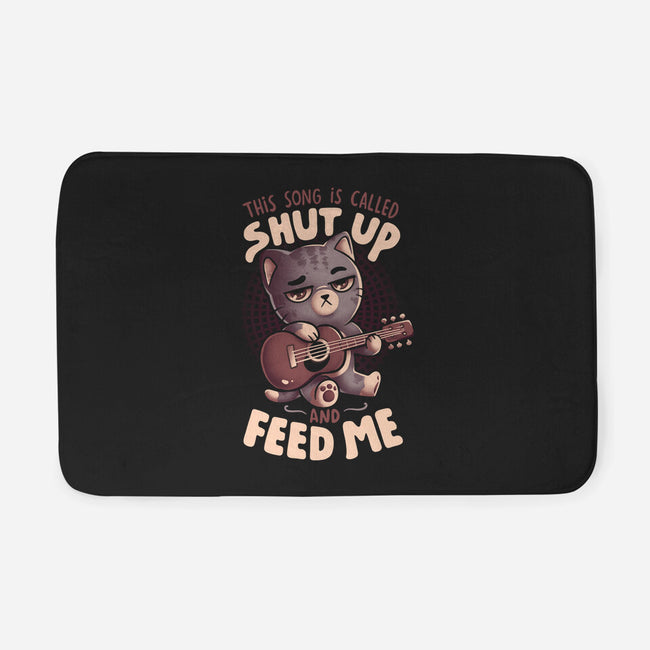 Feed Me Cat Song-None-Memory Foam-Bath Mat-eduely