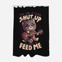 Feed Me Cat Song-None-Polyester-Shower Curtain-eduely