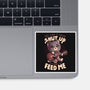 Feed Me Cat Song-None-Glossy-Sticker-eduely