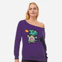 Rider Wanted-Womens-Off Shoulder-Sweatshirt-Boggs Nicolas