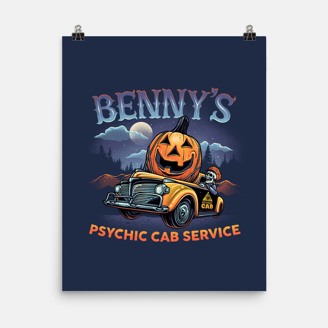 Psychic Cab Service-None-Matte-Poster-glitchygorilla