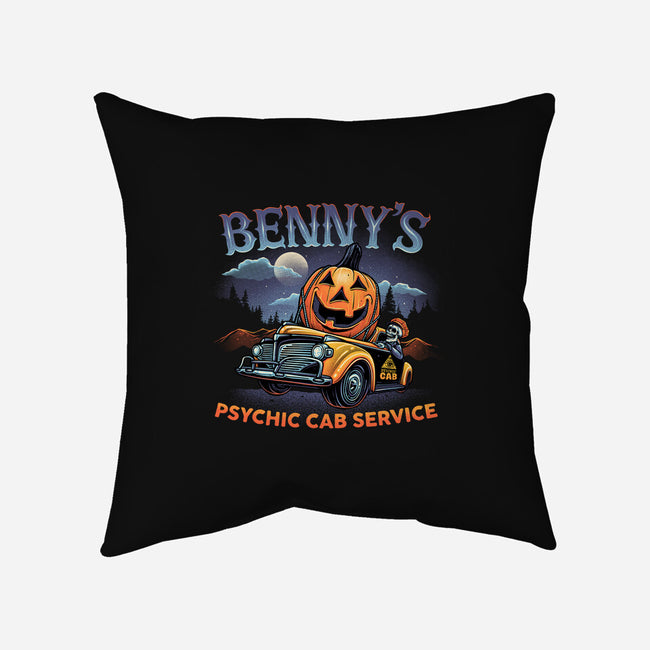 Psychic Cab Service-None-Removable Cover w Insert-Throw Pillow-glitchygorilla