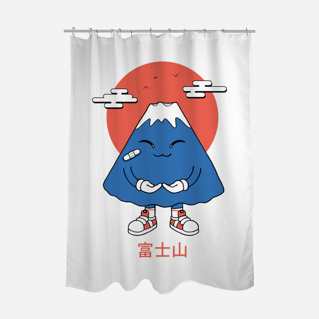 Boy Fuji-None-Polyester-Shower Curtain-vp021