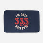 I'm Only 333 Half Evil-None-Memory Foam-Bath Mat-koalastudio