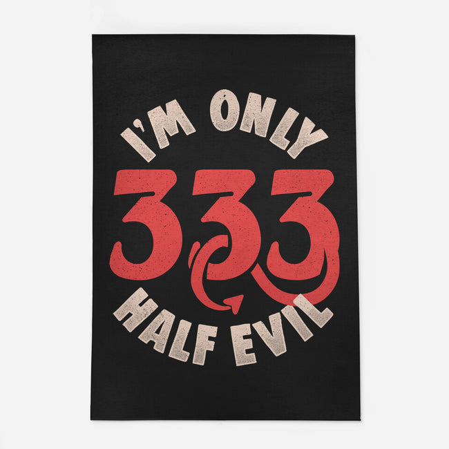 I'm Only 333 Half Evil-None-Indoor-Rug-koalastudio