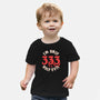 I'm Only 333 Half Evil-Baby-Basic-Tee-koalastudio