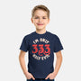 I'm Only 333 Half Evil-Youth-Basic-Tee-koalastudio