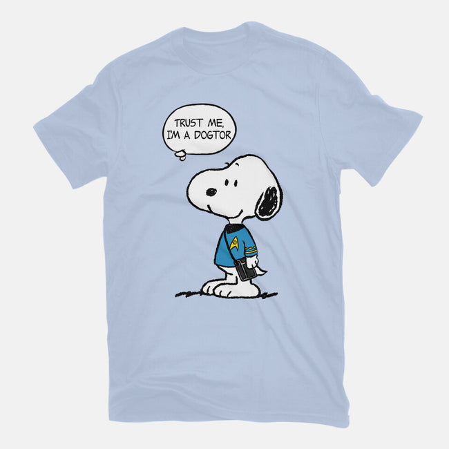 Dogtor Leonard McSnoop-Unisex-Basic-Tee-DrMonekers