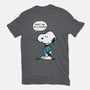 Dogtor Leonard McSnoop-Womens-Basic-Tee-DrMonekers