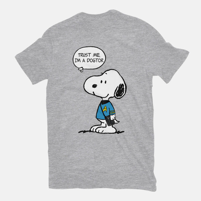 Dogtor Leonard McSnoop-Womens-Basic-Tee-DrMonekers