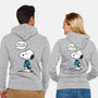 Dogtor Leonard McSnoop-Unisex-Zip-Up-Sweatshirt-DrMonekers