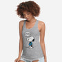 Dogtor Leonard McSnoop-Womens-Racerback-Tank-DrMonekers