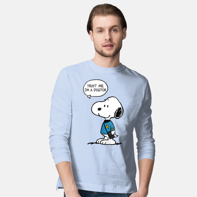 Dogtor Leonard McSnoop-Mens-Long Sleeved-Tee-DrMonekers