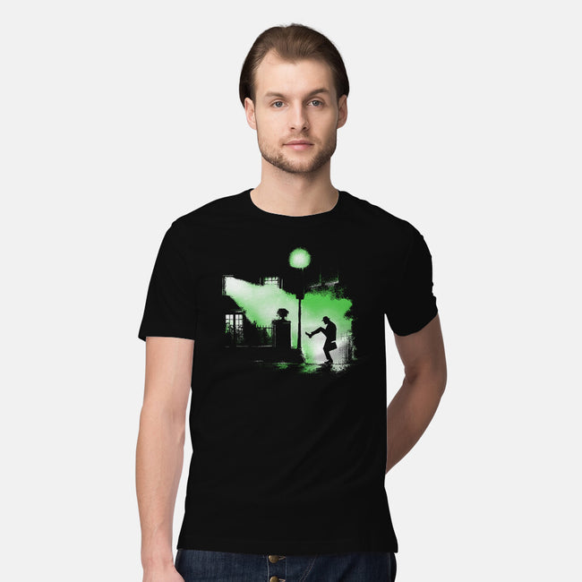 The Exorcist Of Silly Walks-Mens-Premium-Tee-zascanauta