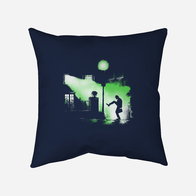 The Exorcist Of Silly Walks-None-Removable Cover-Throw Pillow-zascanauta