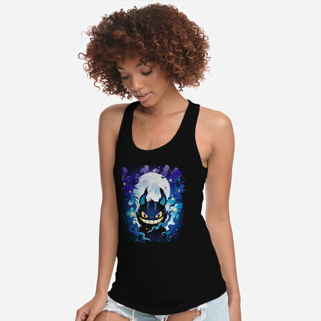 Darkness Cat-Womens-Racerback-Tank-Vallina84