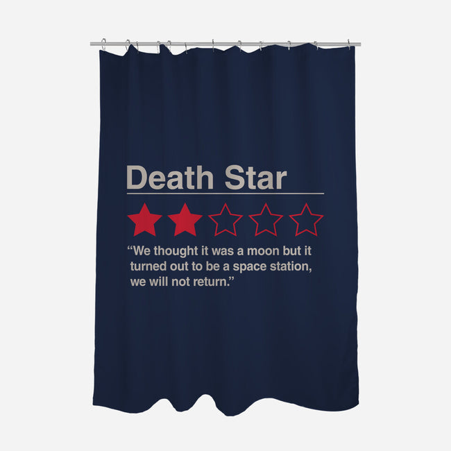 Death Star Review-None-Polyester-Shower Curtain-Tronyx79