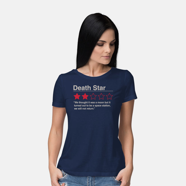 Death Star Review-Womens-Basic-Tee-Tronyx79