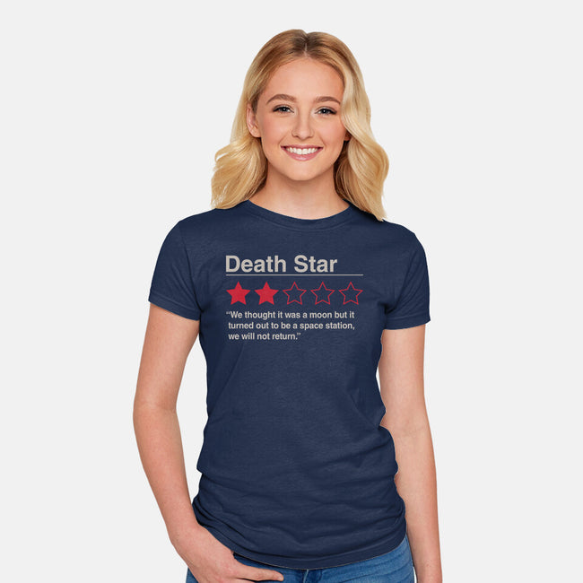 Death Star Review-Womens-Fitted-Tee-Tronyx79