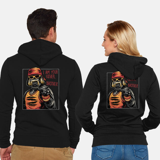 I Am Your Father Brother-Unisex-Zip-Up-Sweatshirt-glitchygorilla