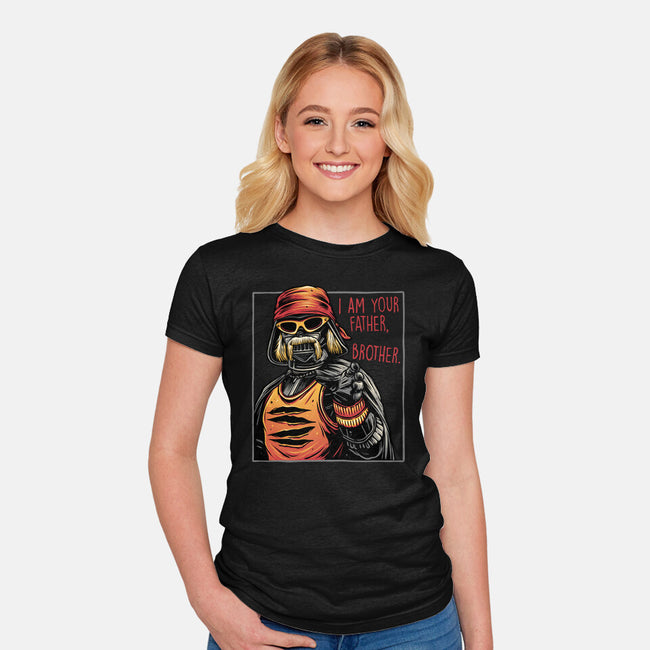 I Am Your Father Brother-Womens-Fitted-Tee-glitchygorilla