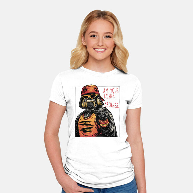 I Am Your Father Brother-Womens-Fitted-Tee-glitchygorilla