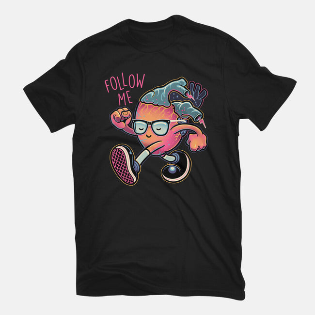 Follow Your Heart-Womens-Fitted-Tee-glitchygorilla