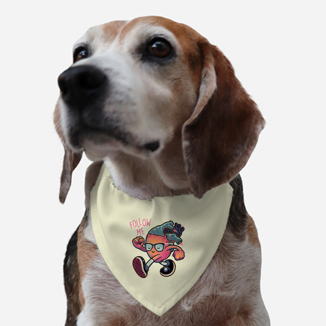 Follow Your Heart-Dog-Adjustable-Pet Collar-glitchygorilla