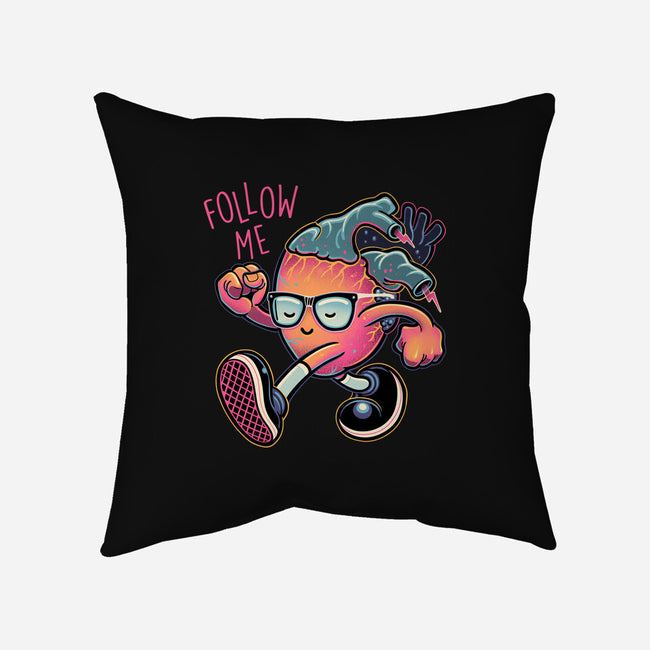 Follow Your Heart-None-Removable Cover w Insert-Throw Pillow-glitchygorilla