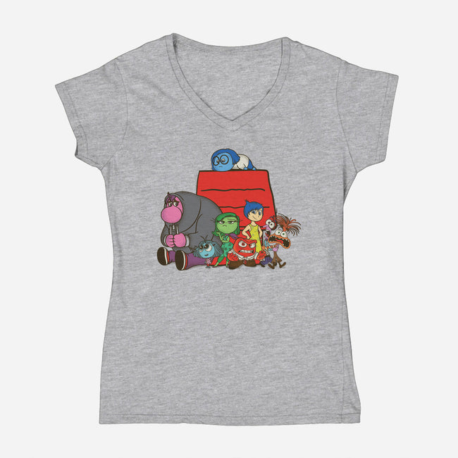 House Of Emotions-Womens-V-Neck-Tee-turborat14