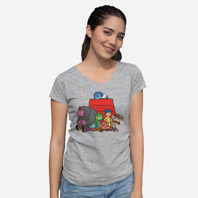 House Of Emotions-Womens-V-Neck-Tee-turborat14