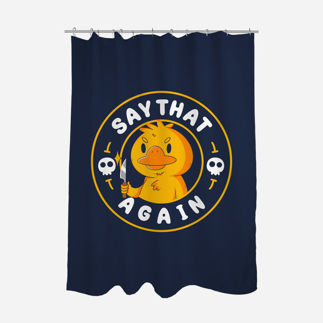 Say That Again-None-Polyester-Shower Curtain-Tri haryadi