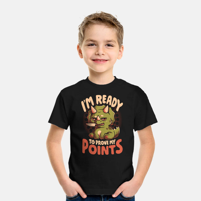 Ready To Prove My Points-Youth-Basic-Tee-eduely