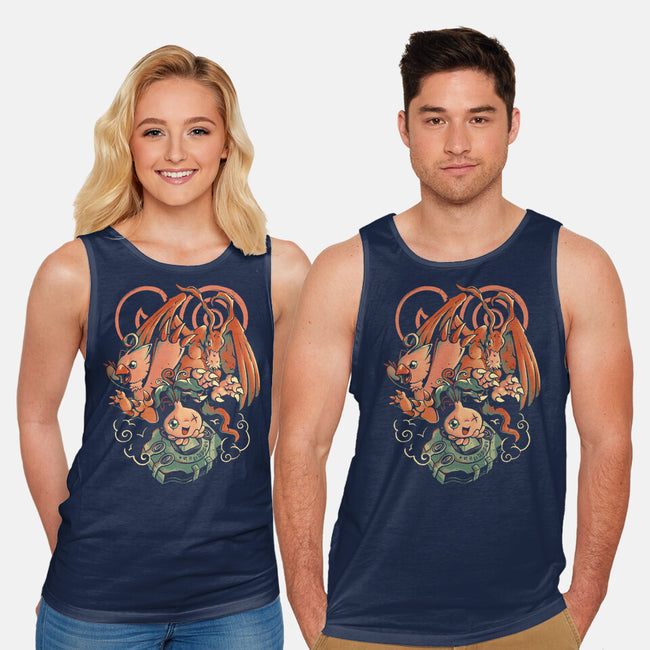 Digital Bird Evolution-Unisex-Basic-Tank-Arigatees