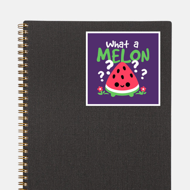 What A Melon-None-Glossy-Sticker-NemiMakeit