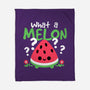 What A Melon-None-Fleece-Blanket-NemiMakeit