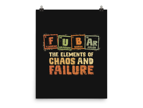 The Elements Of Chaos And Failure