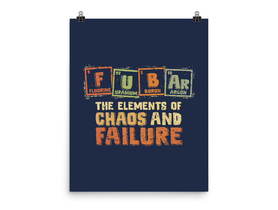 The Elements Of Chaos And Failure