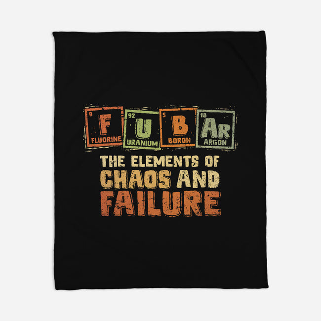 The Elements Of Chaos And Failure-None-Fleece-Blanket-kg07