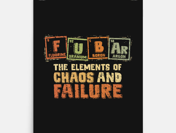 The Elements Of Chaos And Failure